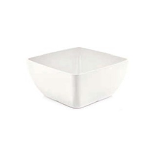 Miska kwadratowa Metro z melaminy, biała, 250x250x(h)120mm
