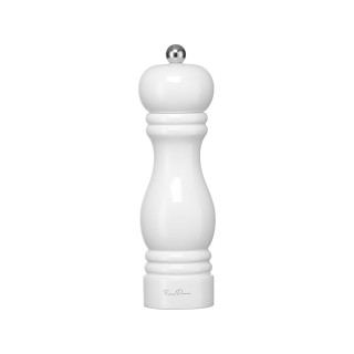 Młynek do soli z ceramicznym mechanizmem Monolith, biały, 180mm