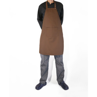 Fartuch kucharski – Brązowy