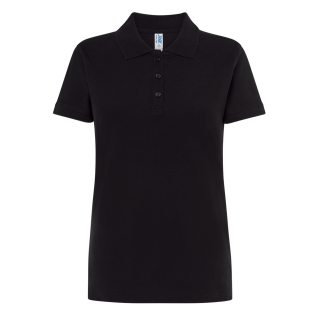 Koszulka Polo Czarna - Damska