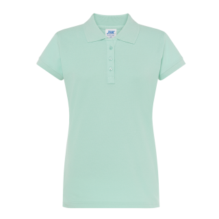 Koszulka Polo Miętowa - Damska