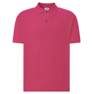 Koszulka Polo Fuksja - Męska