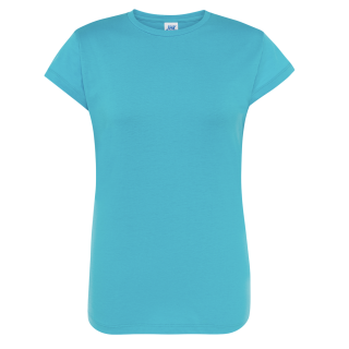 T-Shirt Turkusowy - Damski
