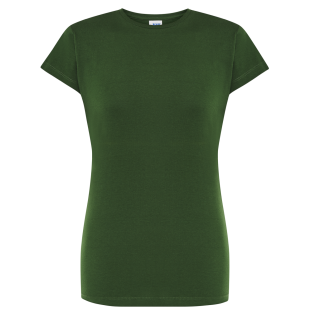 T-Shirt Butelkowa Zieleń - Damski