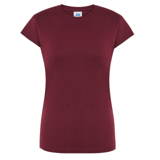T-Shirt Bordowy - Damski