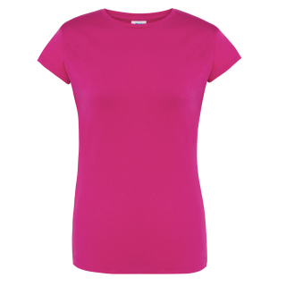 T-Shirt Fuksja - Damski